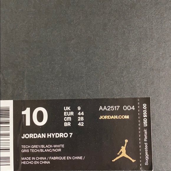 Nike Jordan Hyrdo 7 Size 10 - Picture 3 of 3
